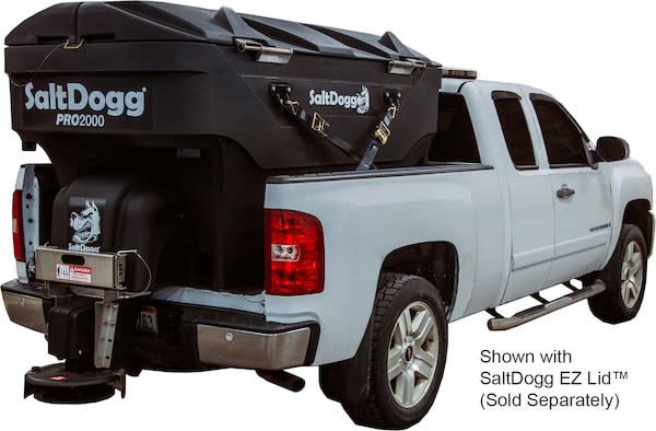 SaltDogg PRO2000 Electric Poly Hopper Spreader  Auger Feed- FOR WEB