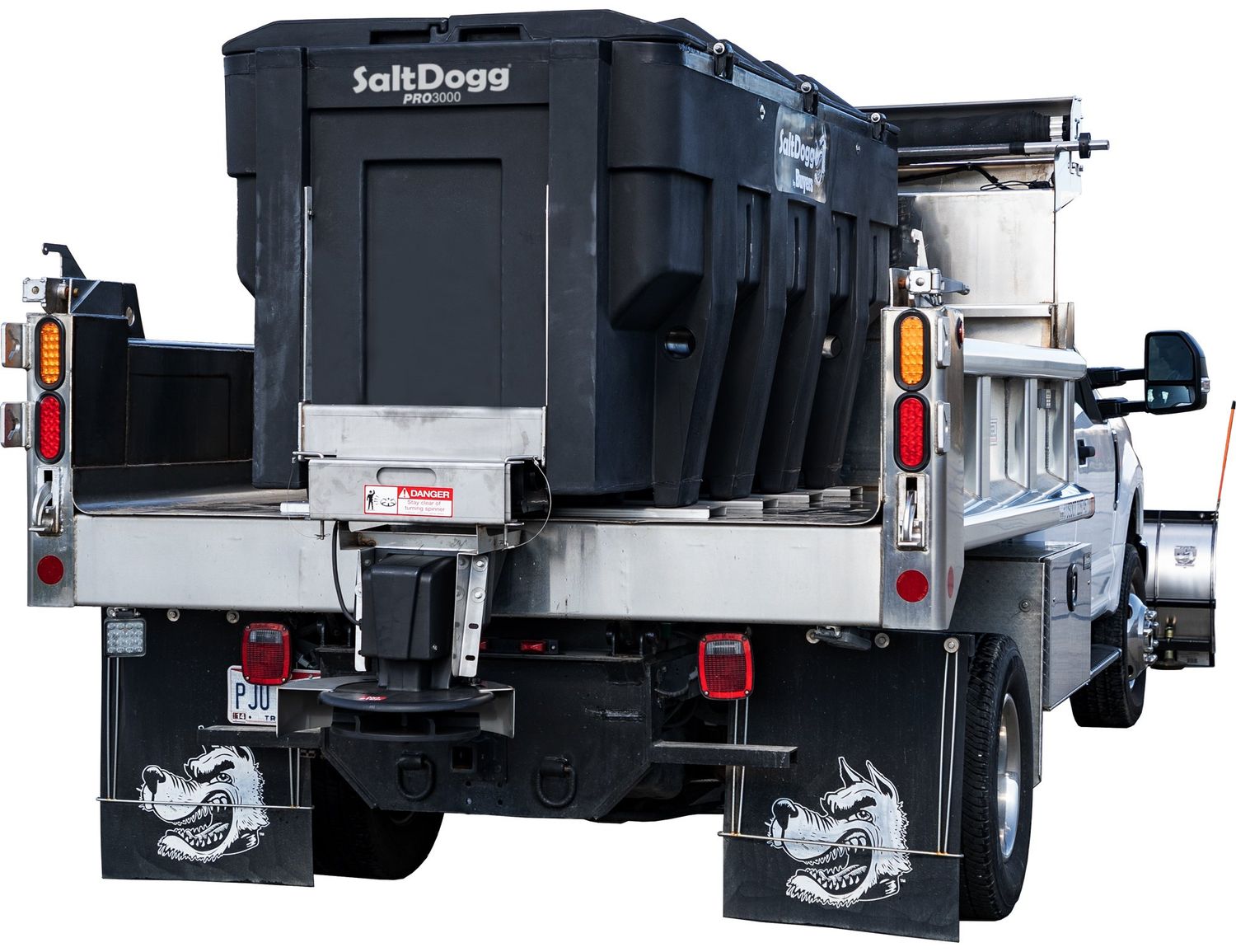 SaltDogg PRO3000 Electric Poly Hopper Spreader Auger Feed- FOR WEB