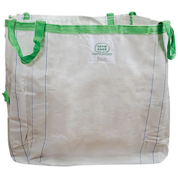 Double-Bottom Lawn Bagg, 161 Gallons, 21.5 cu ft , 32-1/2in x 32-1/2in x 35in