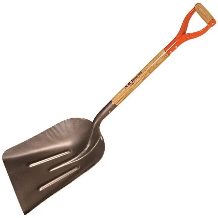 SCOOP SHOVEL LEONARD 14 1/2 X 18 BLADE (AMS10)