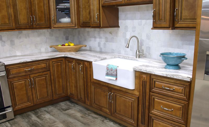 Charleston Coffee Glaze Sample Cabinet Listing