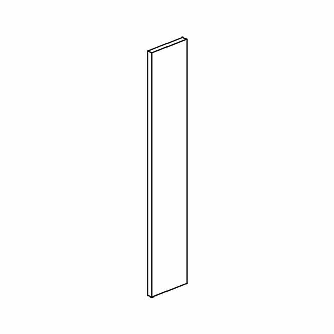 Cabinet Shaker White Wall Filler: 3&quot;W x 30&quot;H - Wood WF330