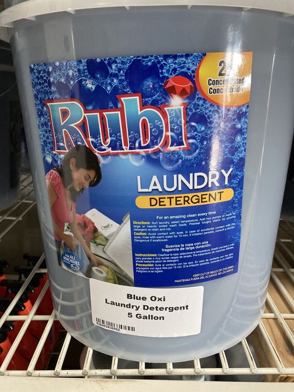 Blue Oxi Bulk Laundry Detergent 5 Gallon