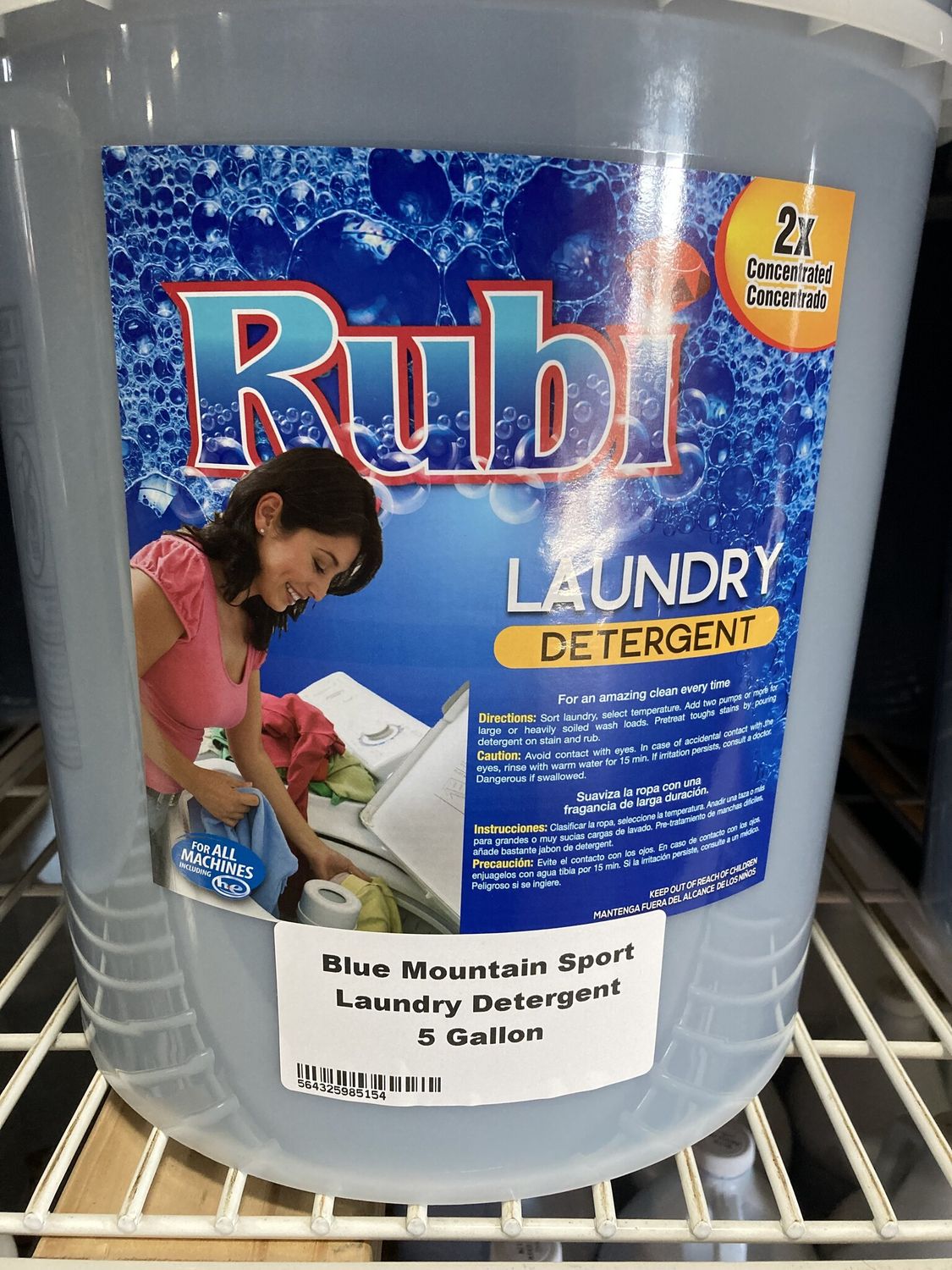 Blue Mountain Sport Laundry Detergent 5 Gallon