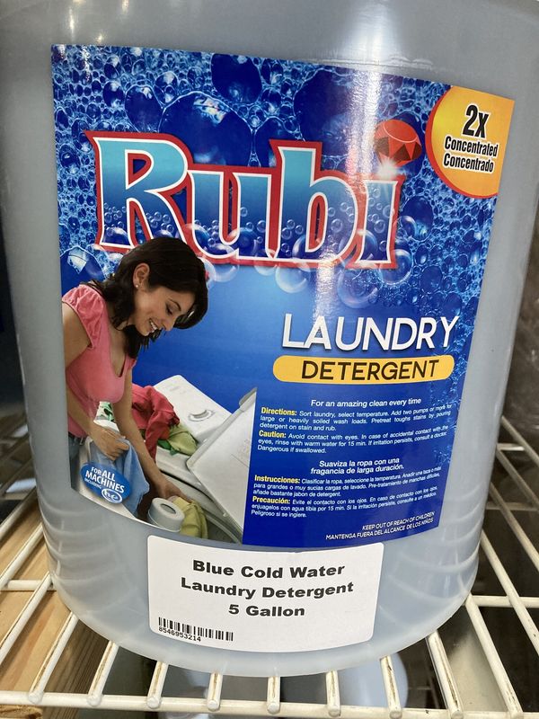 Blue Cold Water Laundry Detergent 5 Gallon