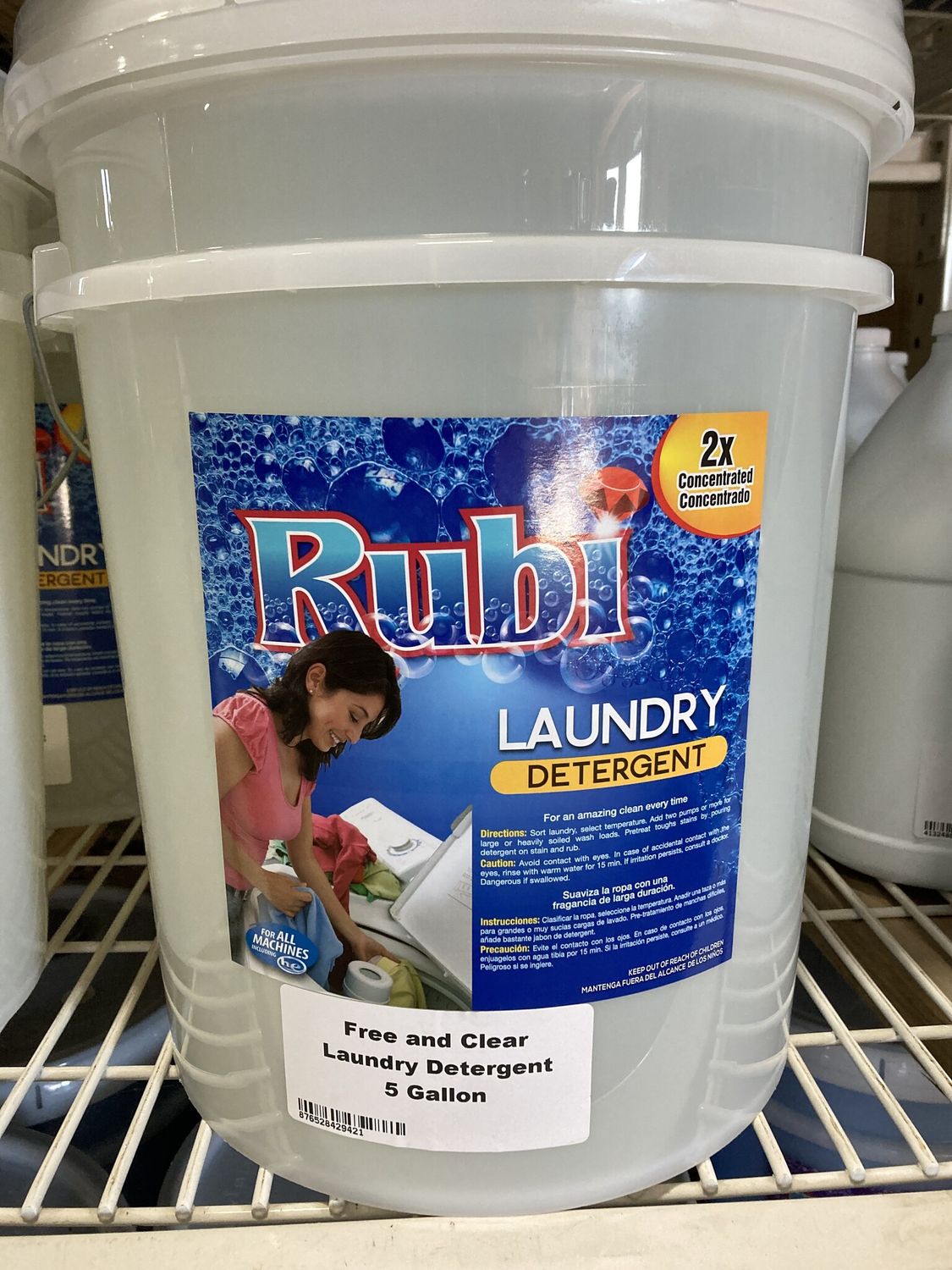Free and Clear Laundry Detergent 5 gallon