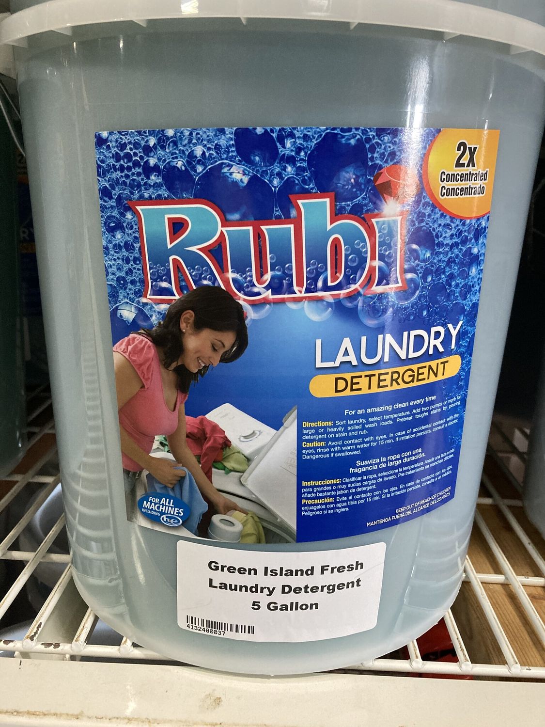 Green Island Fresh 5 Gallon Bulk Laundry Detergent