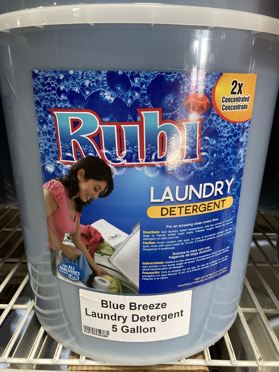 Blue Breeze Bulk Laundry Detergent 5 gallon
