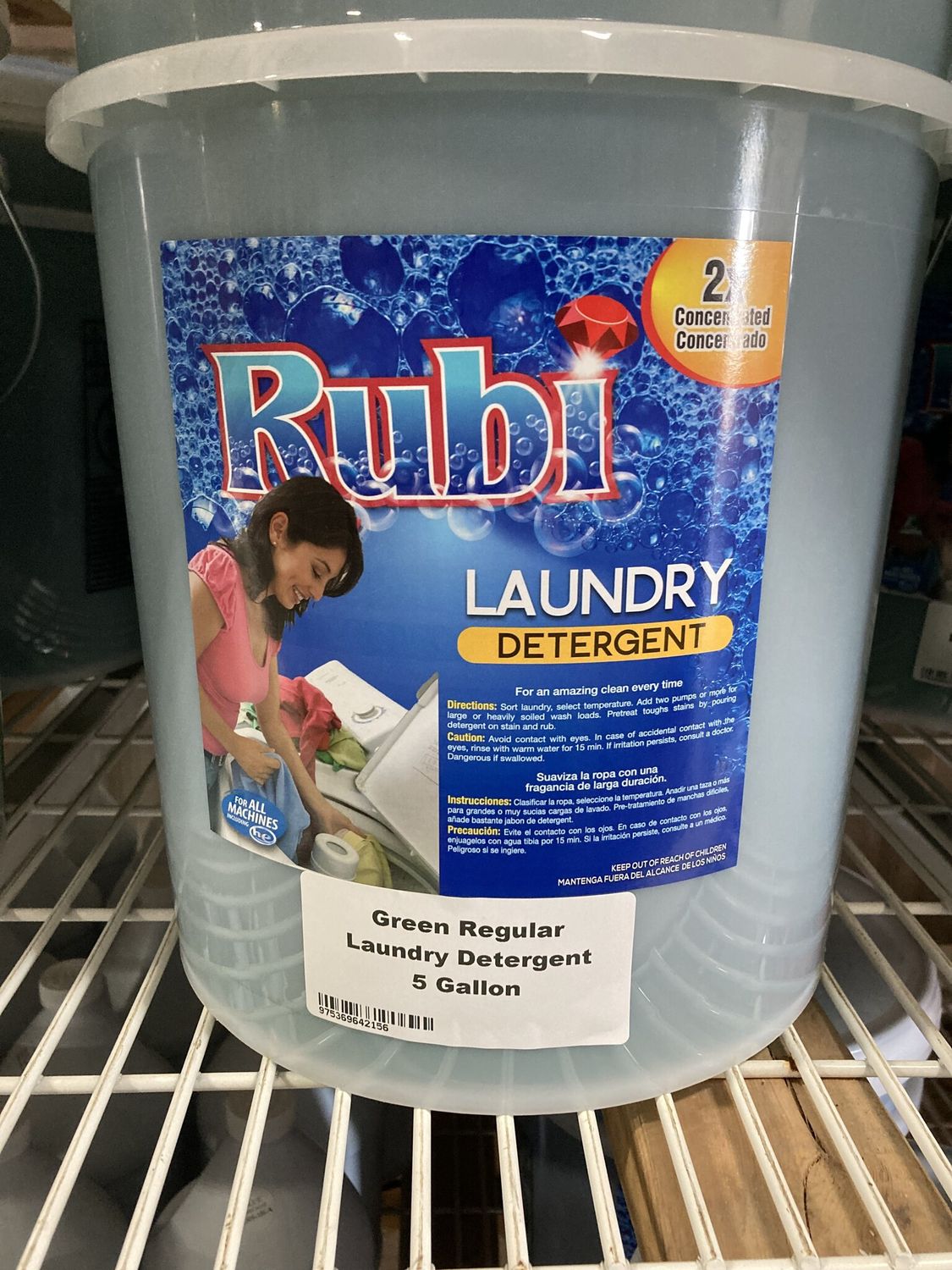 Green Regular Laundry Detergent 5 gallon