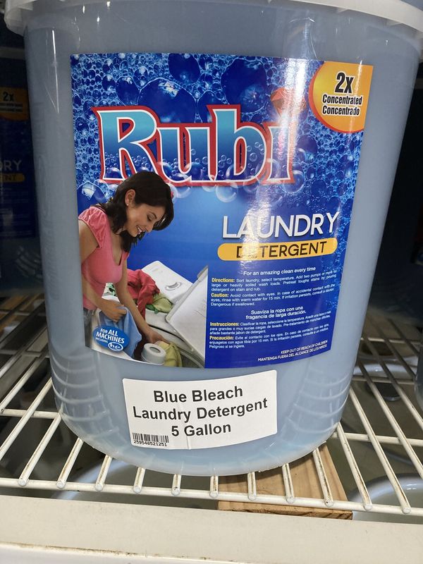 Blue Bleach Laundry Detergent 5 Gallon