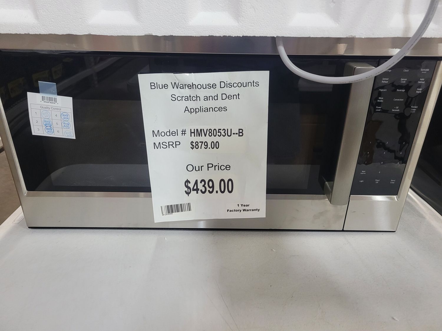 Scratch &amp; Dent Bosch Microwave HMV8053U--B