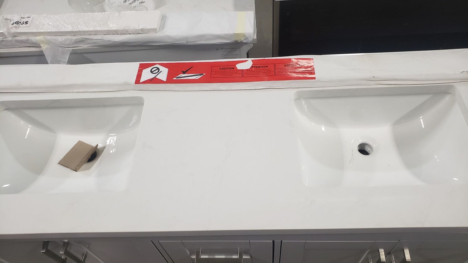 61&quot; Engineered Stone Vanity Top