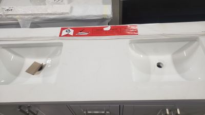 61&quot; Engineered Stone Vanity Top