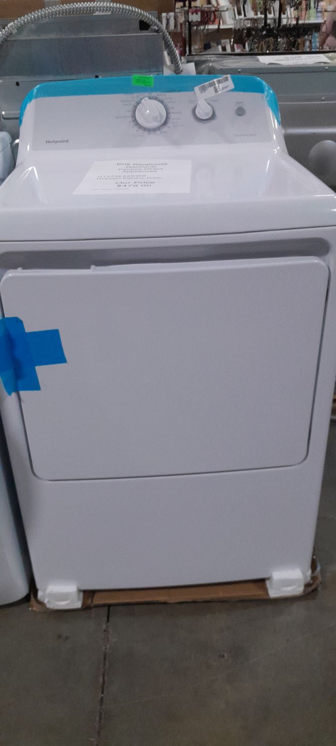 New Hotpoint HTX24EASK0WS Electric Dryer