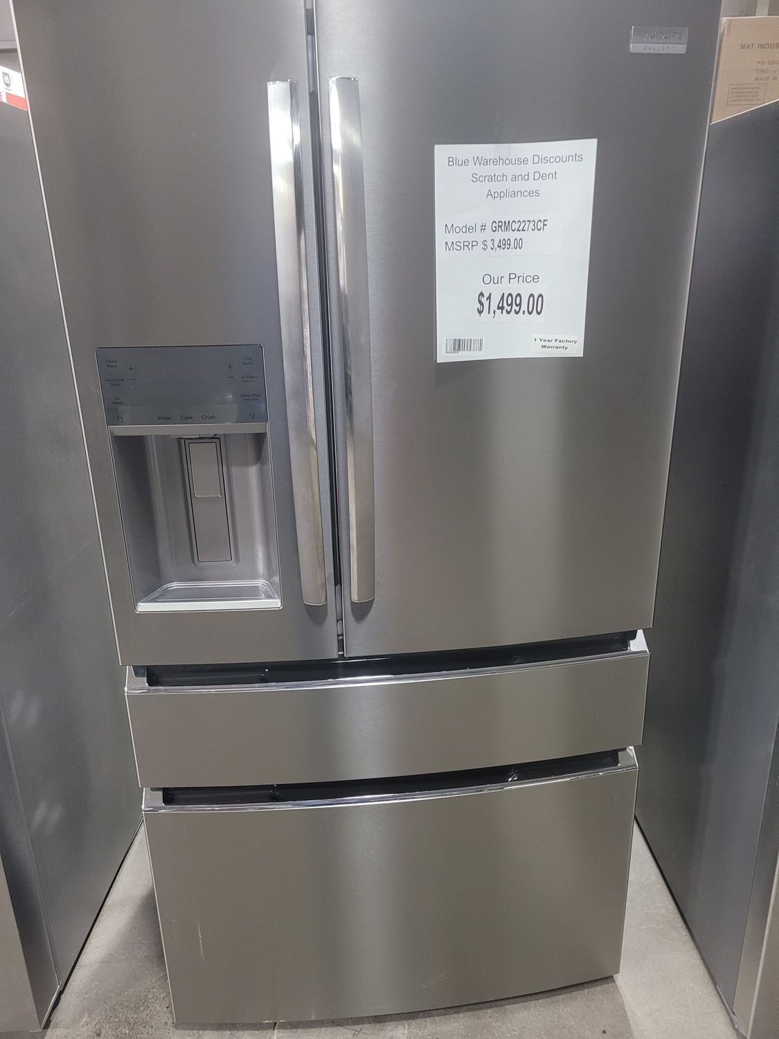 Scratch &amp; Dent Frigidaire Refrigerator GRMC2273CF
