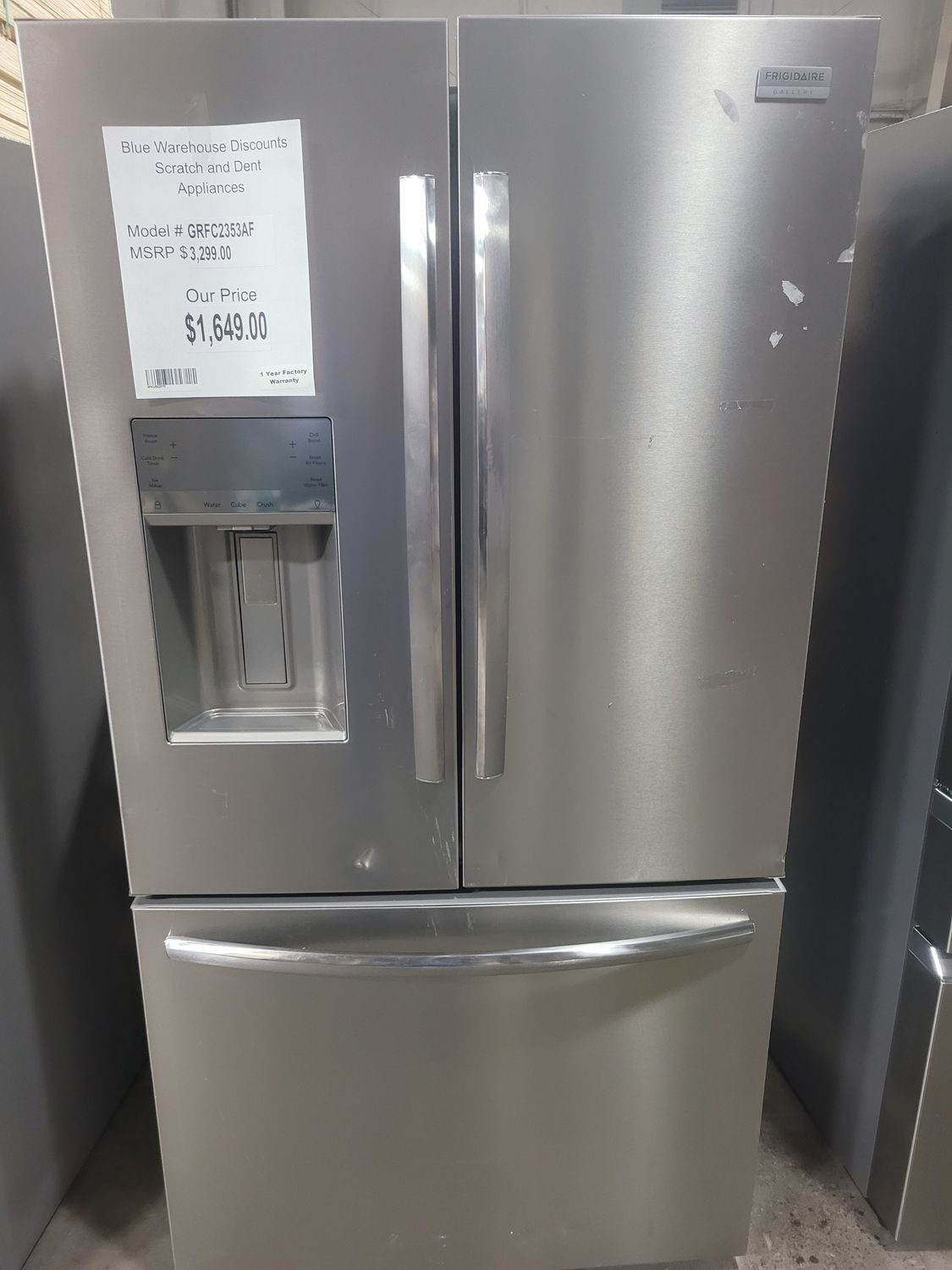 Scratch &amp; Dent Frigidaire Refrigerator GRFC2353AF