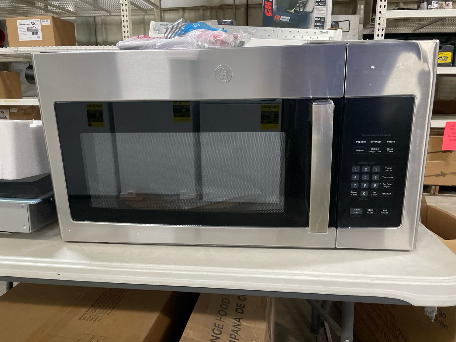 Scratch &amp; Dent GE Microwave JNM3163RJSS