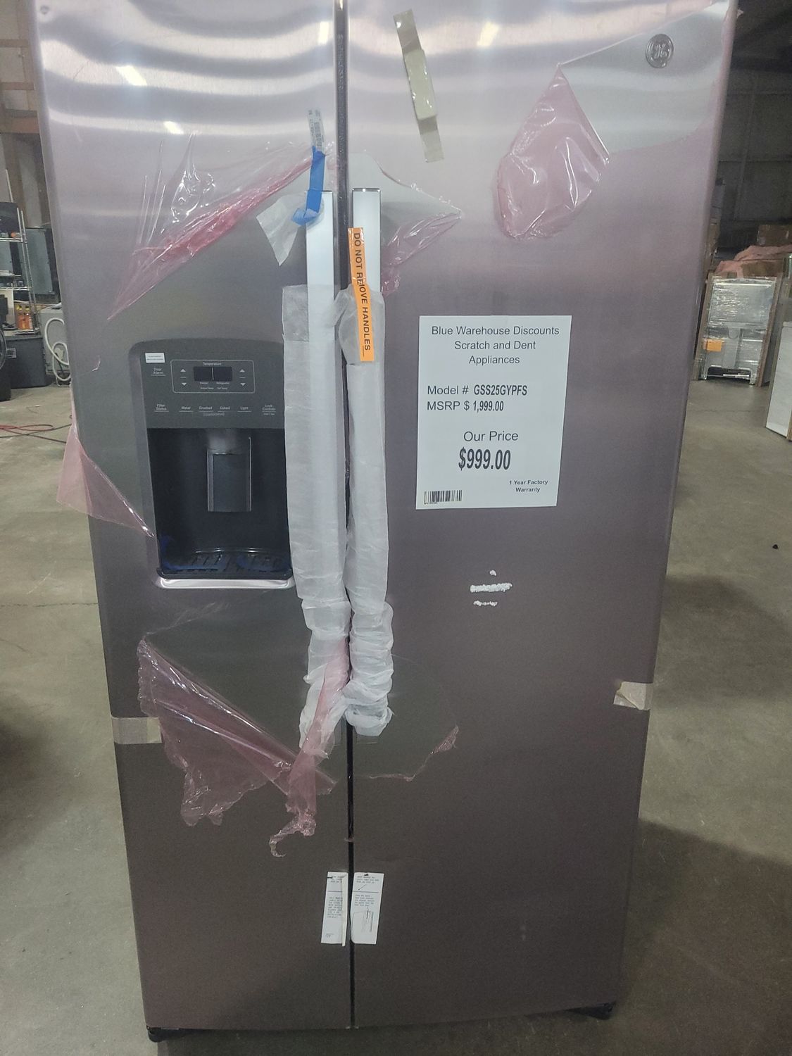 Scratch &amp; Dent GE Refrigerator GSS25GYPFS