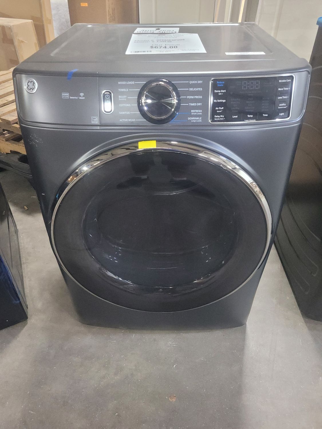 Scratch &amp; Dent GE Electric Dryer GFD65ESPVDS