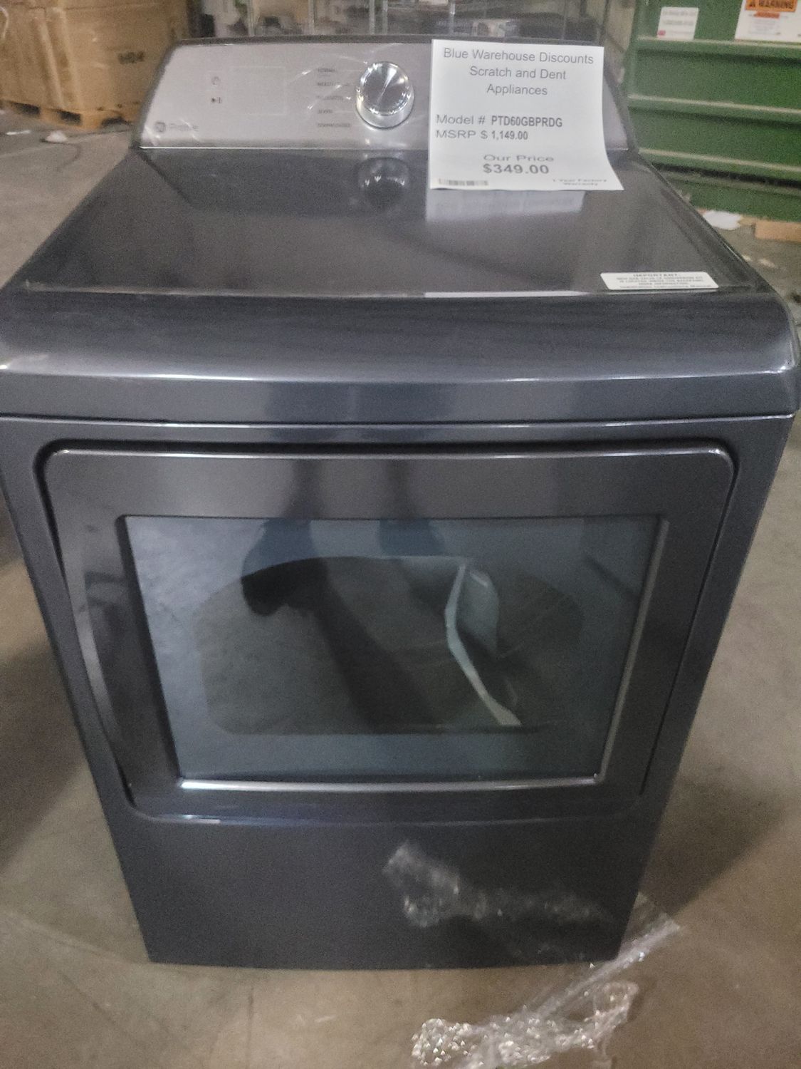 Scratch &amp; Dent GE Profile Gas Dryer PTD60GBPRDG