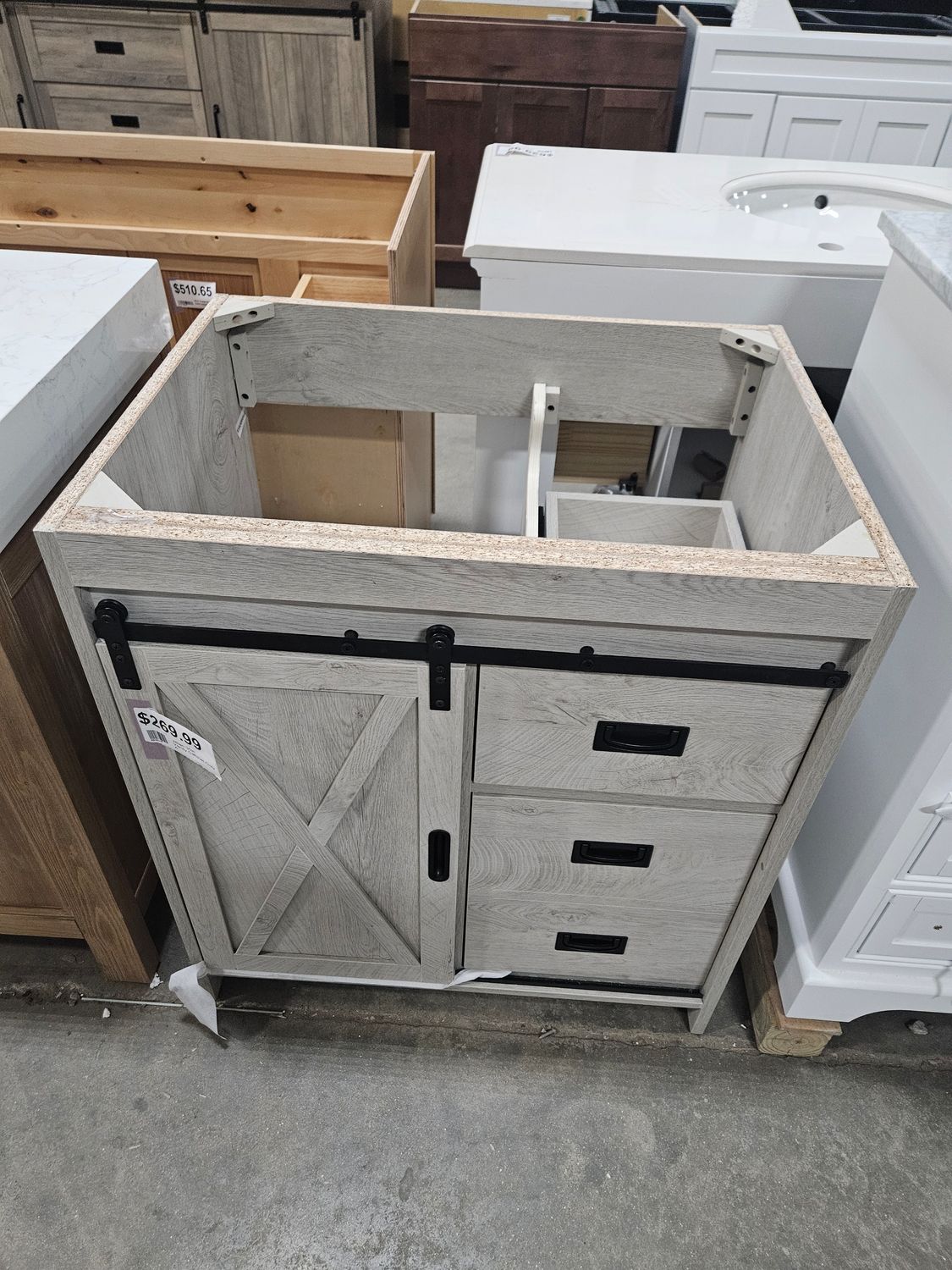 Jillian 30&quot; Vanity Cabinet Only A