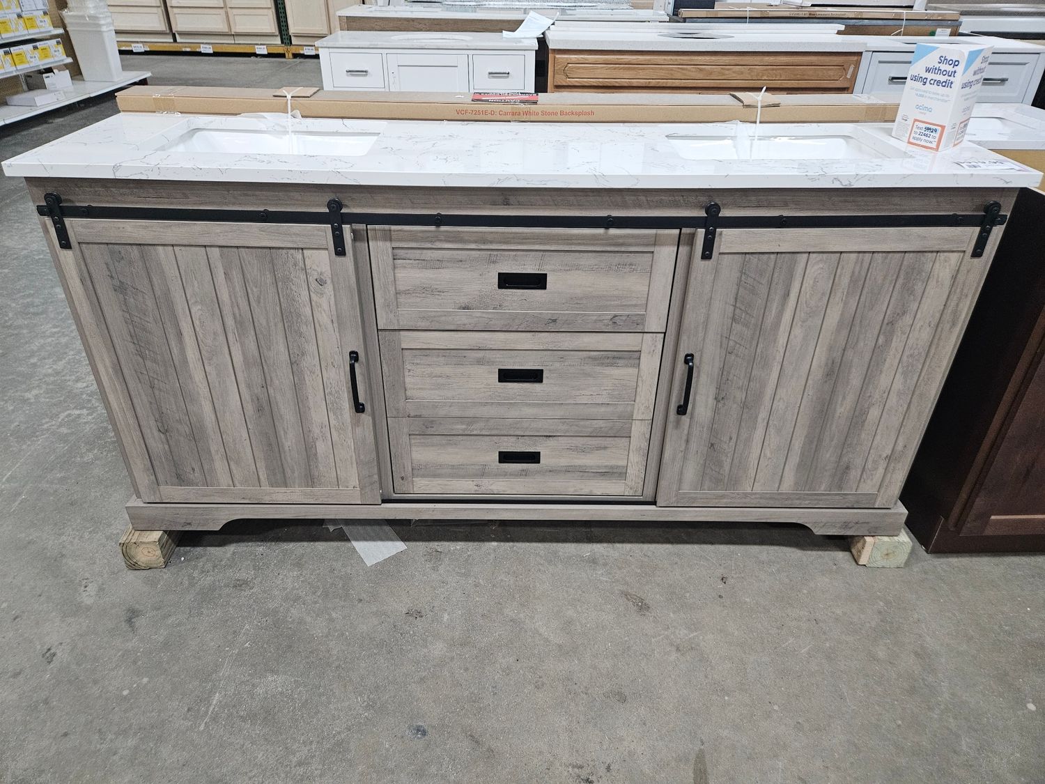 Cayden 72&quot; Vanity W/Top A