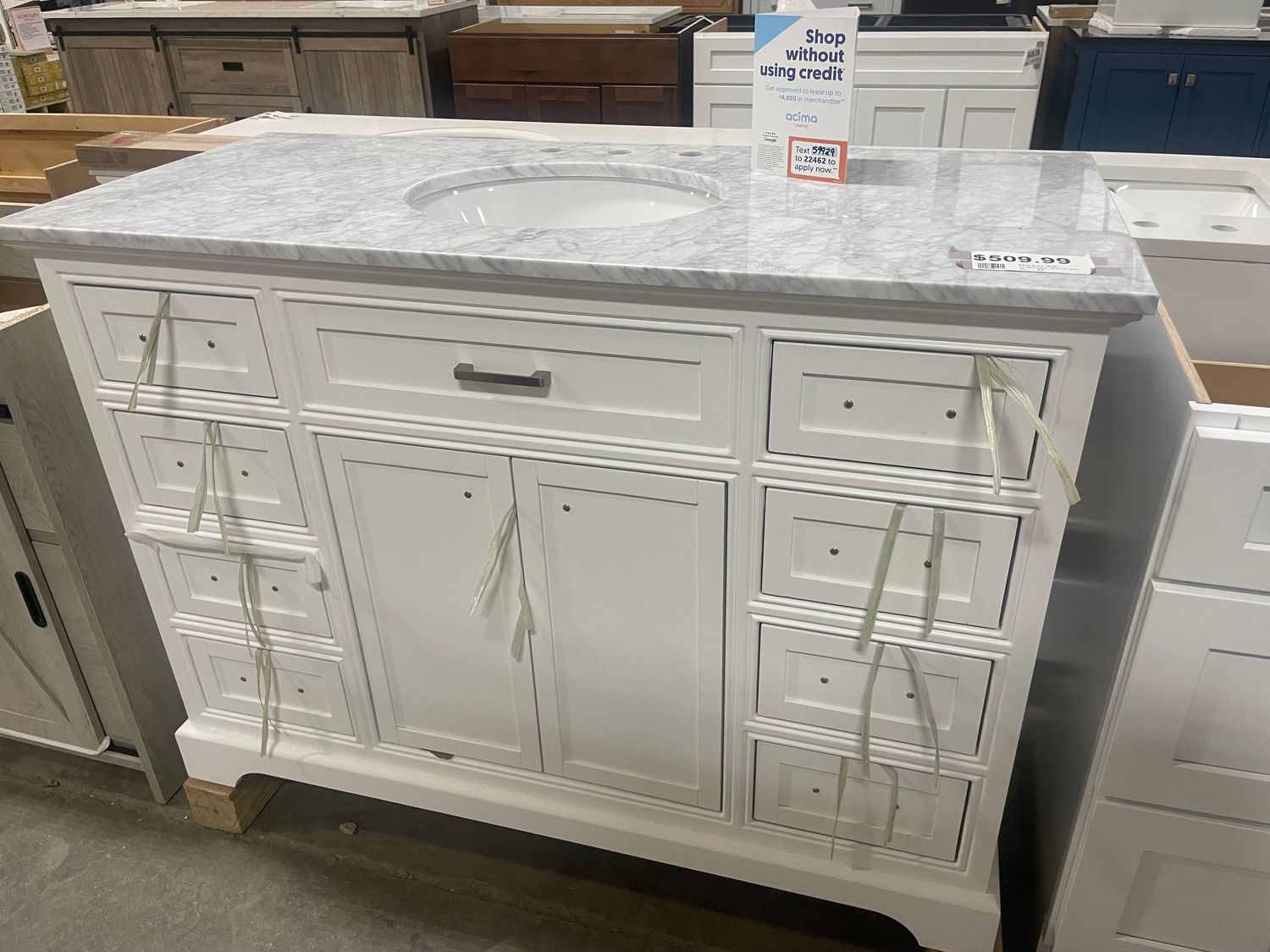 Rossi 48&quot; Vanity W/Top A- B