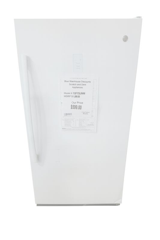 Scratch &amp; Dent GE Upright Freezer FUF17DLRWW