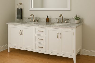 Bathroom Vanities With and Without Tops