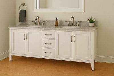 Bathroom Vanities With and Without Tops
