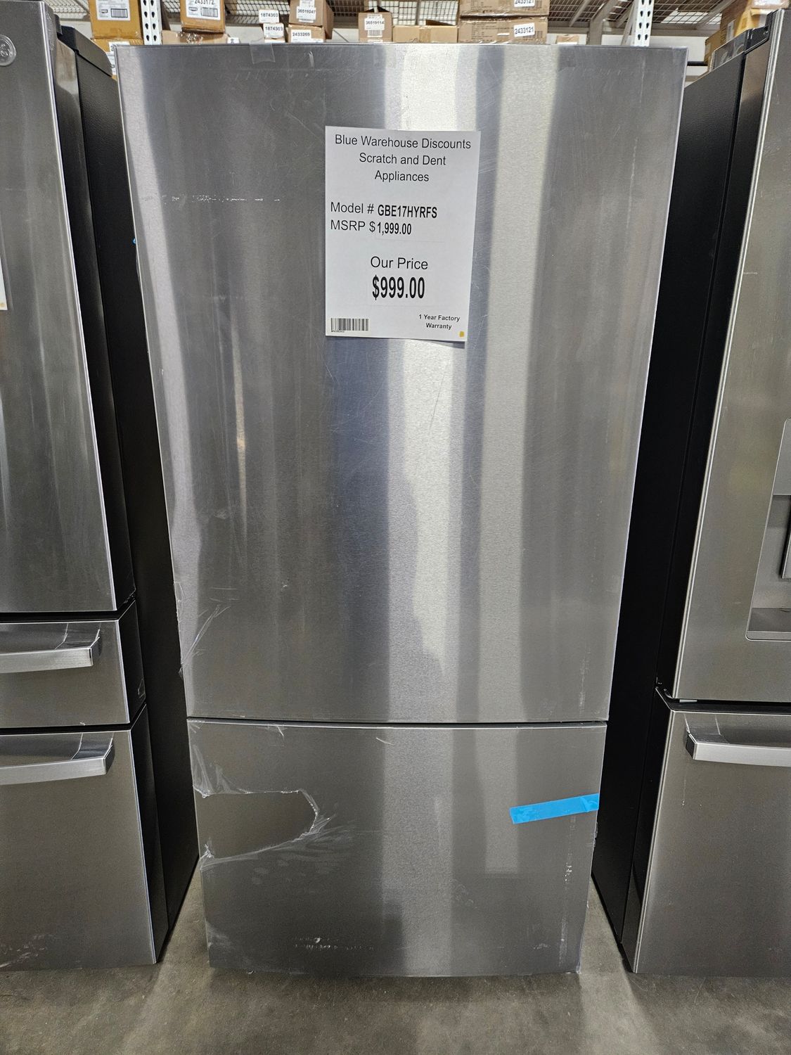 Scratch &amp; Dent GE Refrigerator GBE17HYRFS