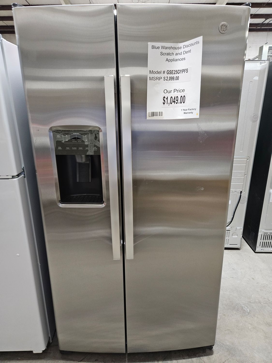 Scratch &amp; Dent GE Refrigerator GSE25GYPFS