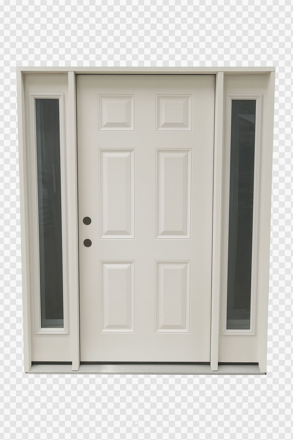 Panel Door Sidelite Prehung Door RH 36“