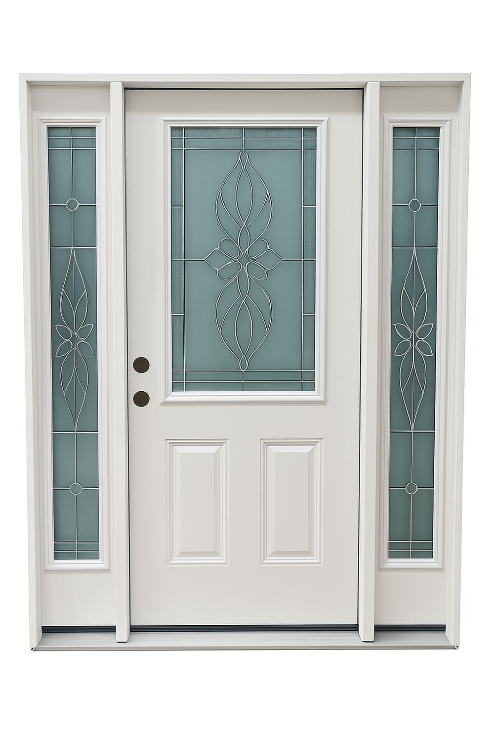 22x36 Deco Patina Sidelite Prehung Door RH 36“