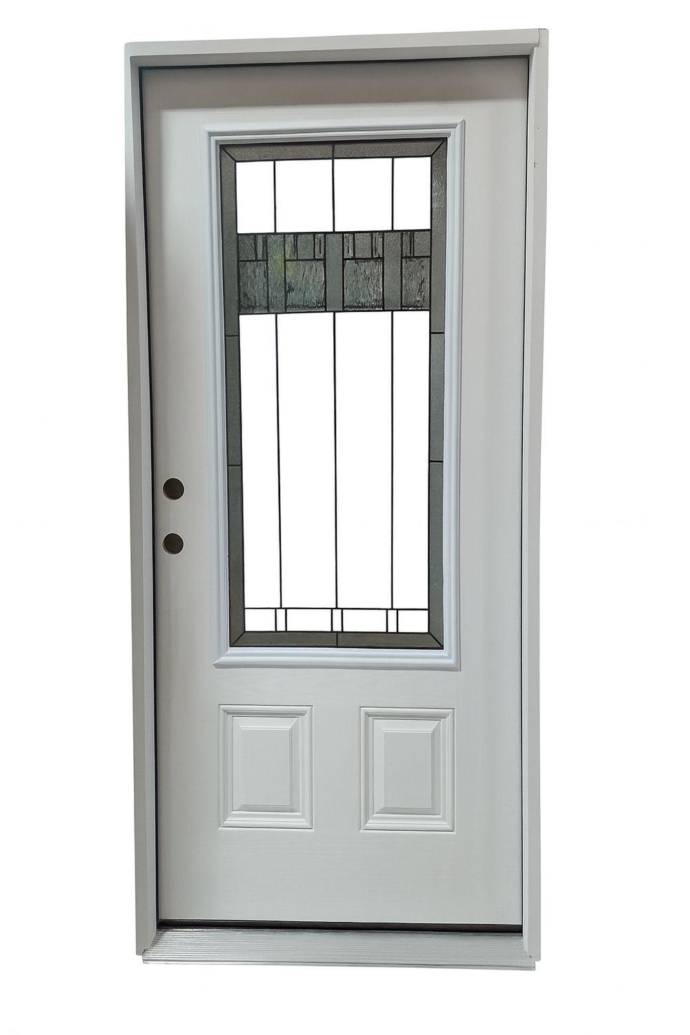 Exterior 22x48 Decorative Patina Prehung Door RH 36“