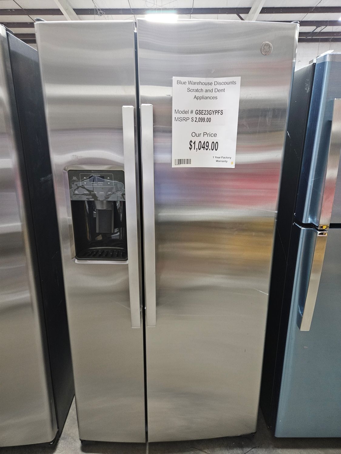 Scratch &amp; Dent GE Refrigerator GSE23GYPFS