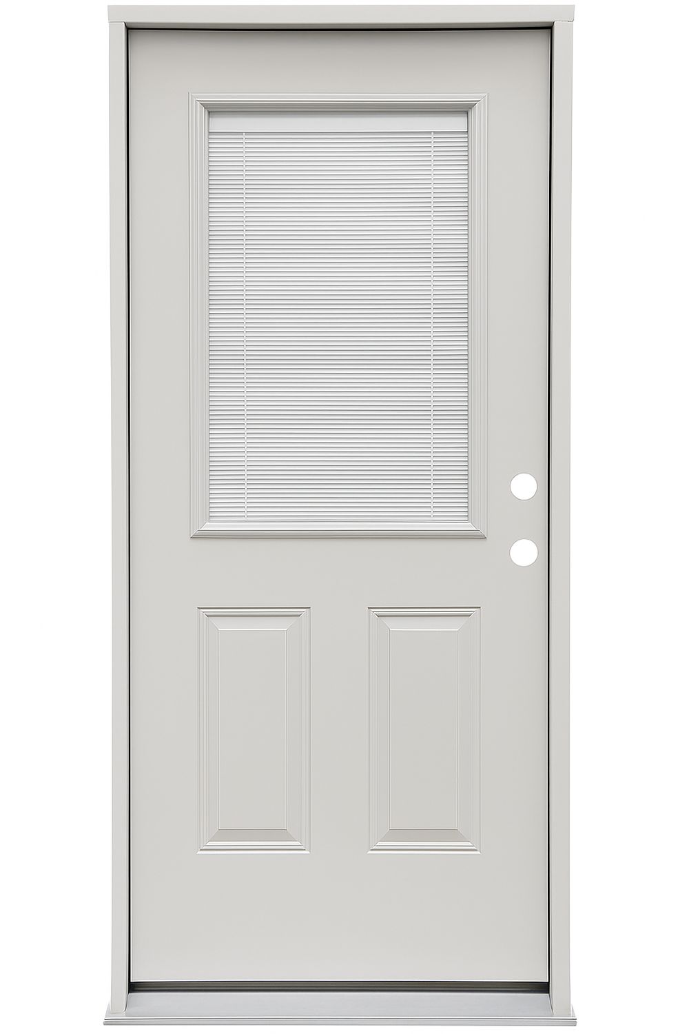 Exterior 22x36 Miniblind Prehung Door LH 32“