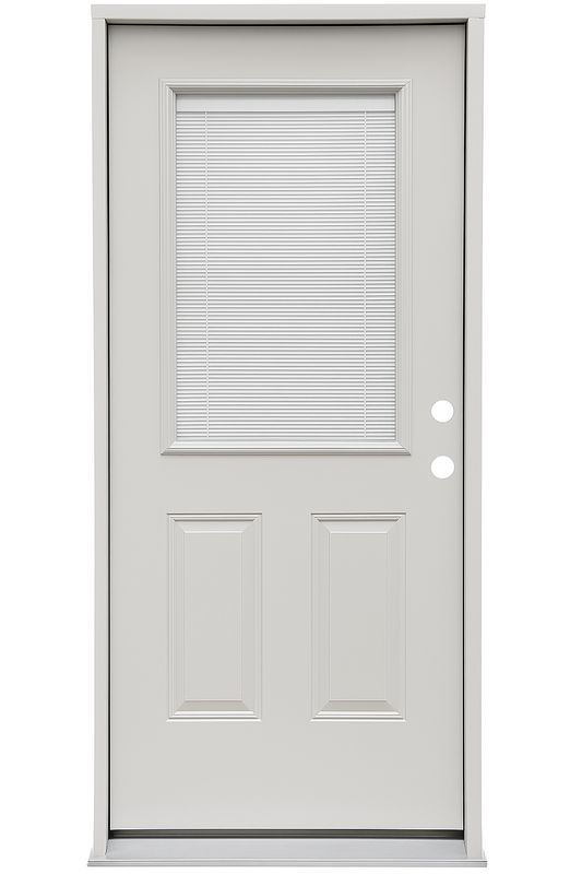 Exterior 22x36 Miniblind Prehung Door LH 32“