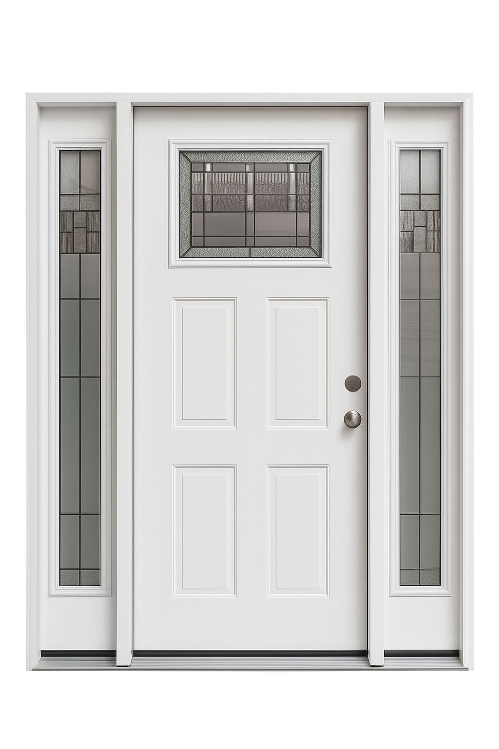 Craftsman Deco Door Sidelite Prehung Door RH 36“