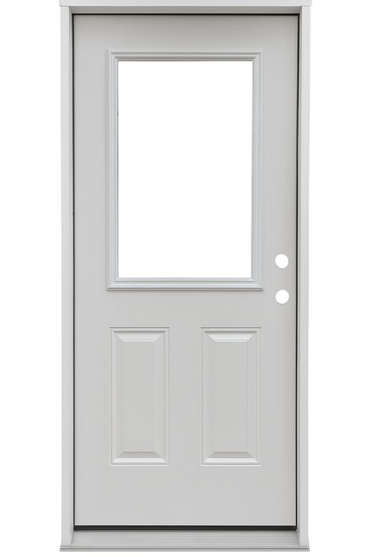 Exterior Halflite Prehung Door LH 36“