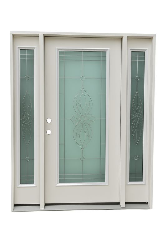 22x64 Deco Patina Sidelite Prehung Door RH 36“