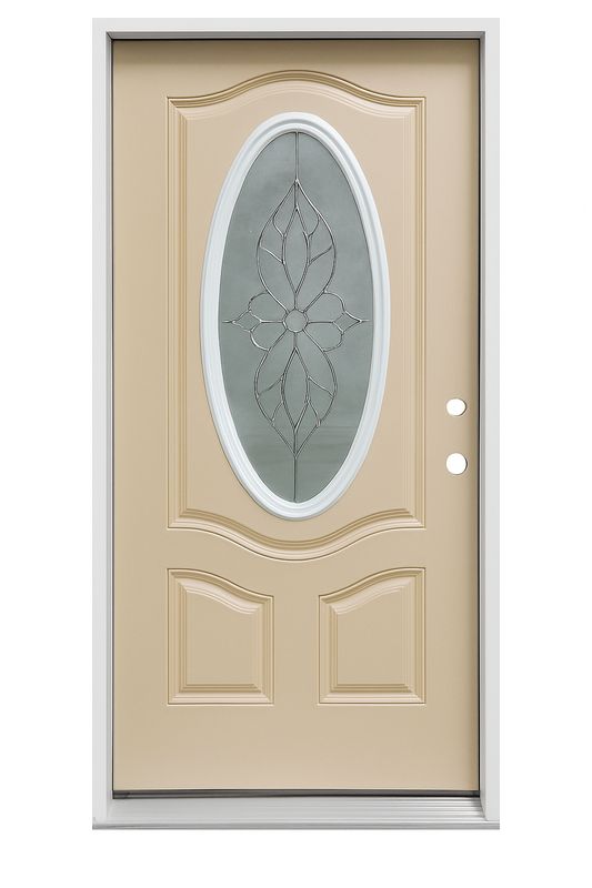 Exterior 3/4 Oval Prehung Door RH 36“