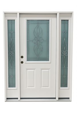 22x36 Deco Patina Sidelite Prehung Door LH 36“