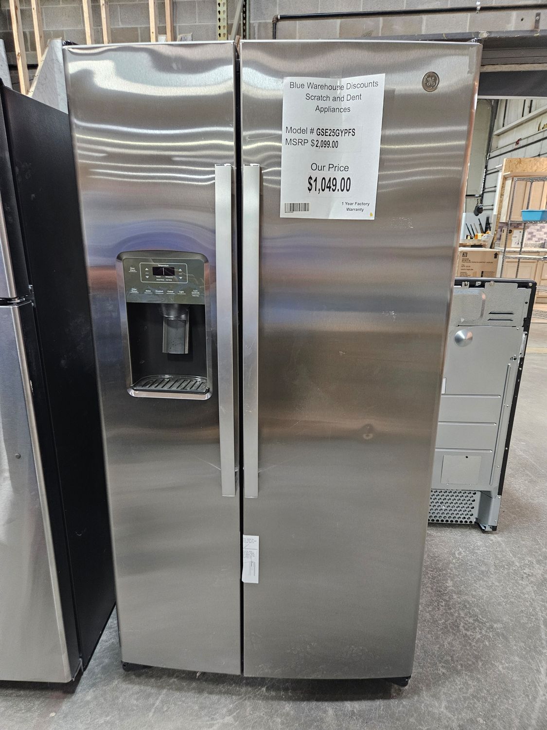 Scratch &amp; Dent GE Refrigerator GSE25GYPFS