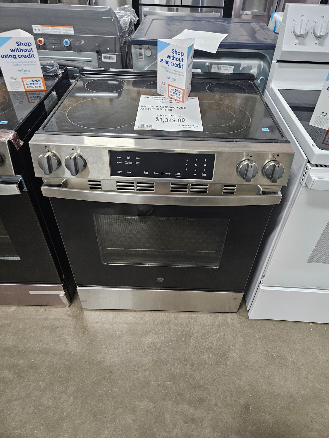 Scratch &amp; Dent GE Electric Range GRS500PVSS