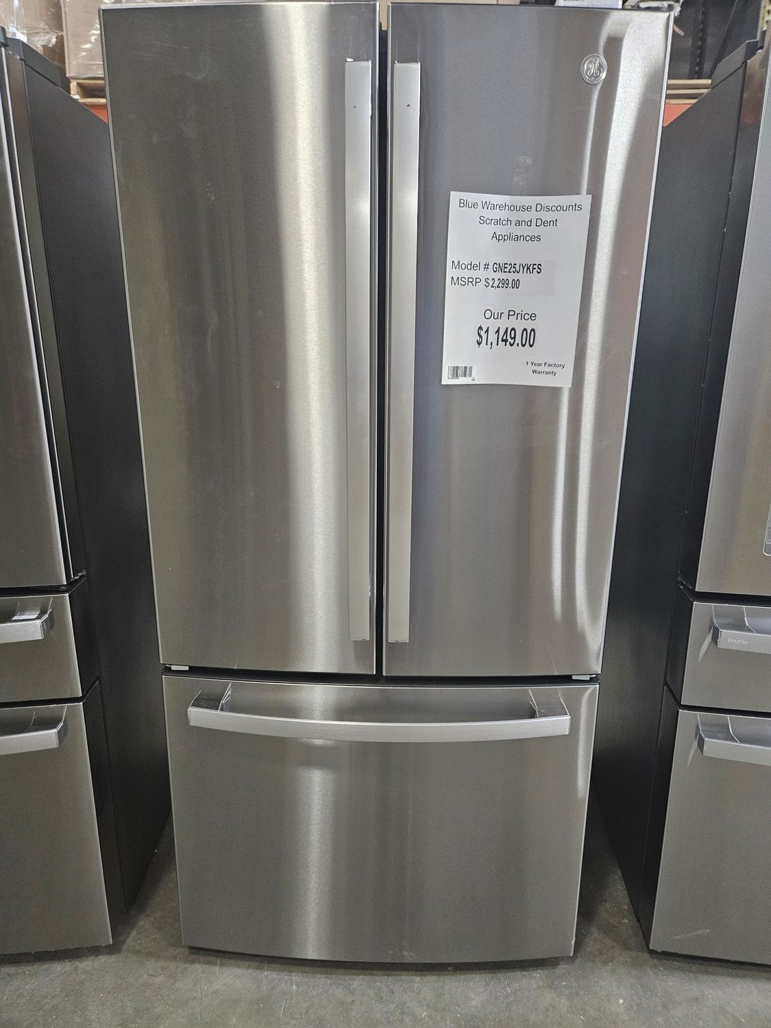Scratch &amp; Dent GE Refrigerator GNE25JYKFS