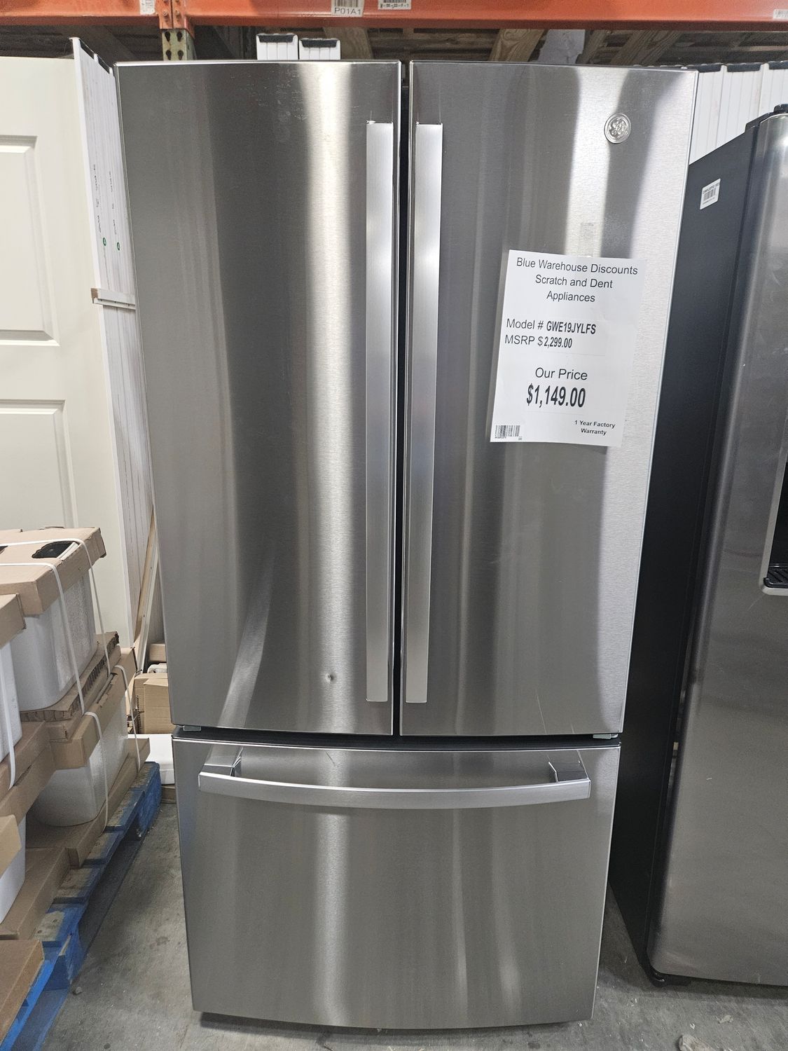 Scratch &amp; Dent GE Refrigerator GWE19JYLFS