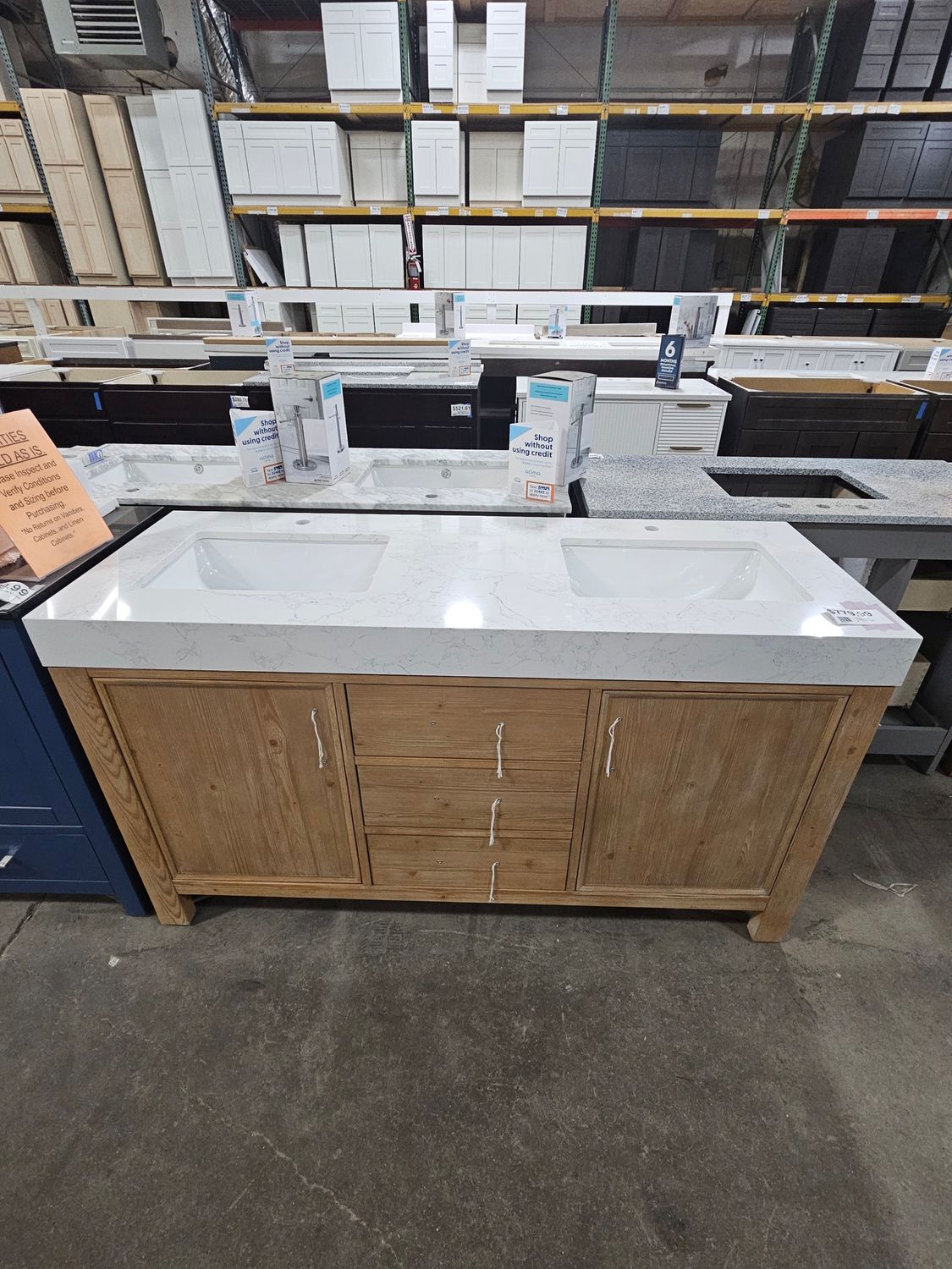Yazan 60&quot; Vanity W/Top