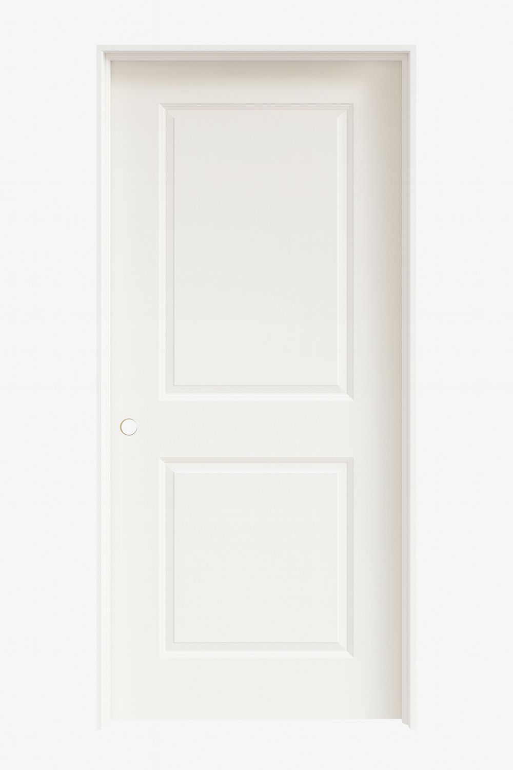 Interior 2 Panel Hollow Core Prehung Door RH 32“