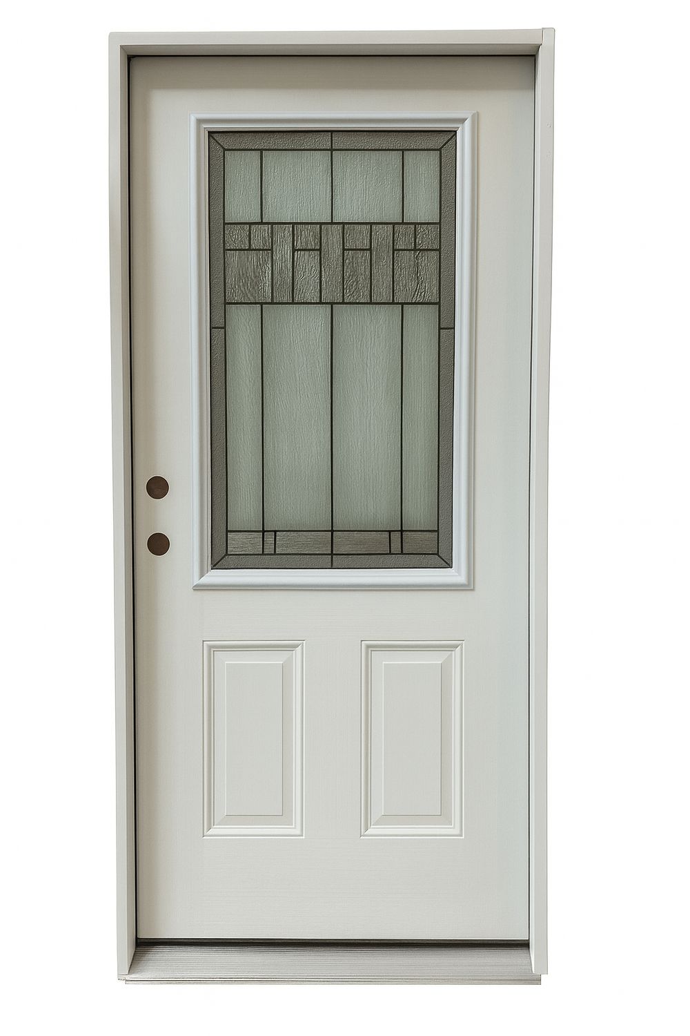 Exterior 22x48 Decorative Patina Prehung Door RH 36“